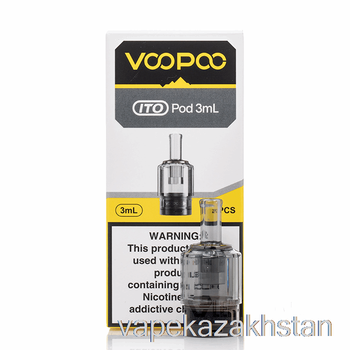 Vape Kazakhstan VOOPOO ITO Replacement Pods 1.0ohm ITO Pods